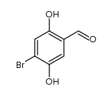 2,5-二羟基-4-溴苯甲醛结构式