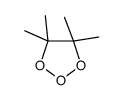 4,4,5,5-tetramethyltrioxolane Structure