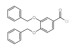3,4-bis(phenylmethoxy)benzoyl chloride Structure