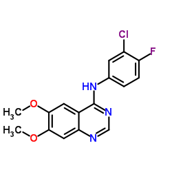 N-(3-Chloro-4-fluorophenyl)-6,7-dimethoxy-4-quinazolinamine结构式