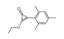 2-Cyclopropen-1-one,2-ethoxy-3-(2,4,6-trimethylphenyl)-(9CI)结构式