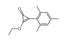 2-Cyclopropen-1-one,2-ethoxy-3-(2,4,6-trimethylphenyl)-(9CI) structure