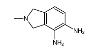 1H-Isoindole-4,5-diamine,2,3-dihydro-2-methyl-结构式