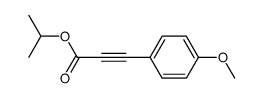 isopropyl (4-methoxyphenyl)propiolate结构式