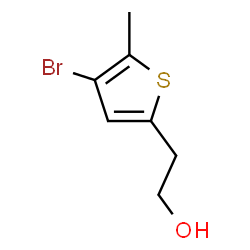 2-Thiopheneethanol, 4-bromo-5-methyl- Structure