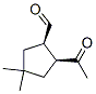 Cyclopentanecarboxaldehyde, 2-acetyl-4,4-dimethyl-, cis- (9CI) Structure