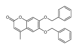 4-methyl-6,7-bis(phenylmethoxy)chromen-2-one Structure