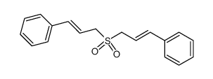 ((1E,1'E)-sulfonylbis(prop-1-ene-3,1-diyl))dibenzene结构式