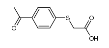 (4-acetyl-phenylsulfanyl)-acetic acid Structure