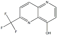 6-Trifluoromethyl-[1,5]naphthyridin-4-ol结构式