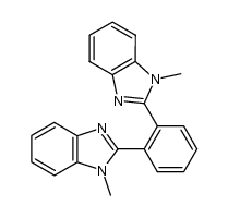 1,2-bis(N-methylbenzimidazol-2'-yl)benzene结构式
