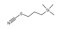 trimethyl-(3-thiocyanato-propyl)-silane Structure