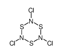 2,4,6-trichloro-1,3,5,2,4,6-trithiatriazinane Structure