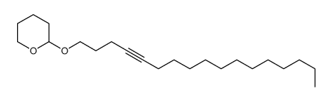 2-heptadec-4-ynoxyoxane Structure