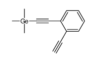 2-(2-ethynylphenyl)ethynyl-trimethylgermane Structure