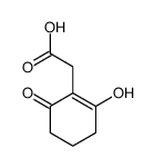 2-(2-hydroxy-6-oxocyclohexen-1-yl)acetic acid Structure