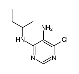 4-N-butan-2-yl-6-chloropyrimidine-4,5-diamine Structure