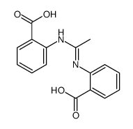 2-[[N-(2-carboxyphenyl)-C-methylcarbonimidoyl]amino]benzoic acid Structure