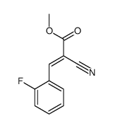 methyl 2-cyano-3-(2-fluorophenyl)prop-2-enoate结构式