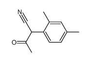 1-cyano-1-(2,4-dimethylphenyl)propan-2-one结构式