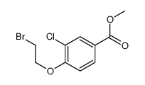 methyl 4-(2-bromoethoxy)-3-chlorobenzoate结构式