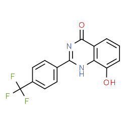 4(1H)-Quinazolinone,8-hydroxy-2-[4-(trifluoromethyl)phenyl]- (9CI) Structure