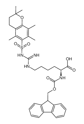 FMOC-HOMOARG(PMC)-OH Structure