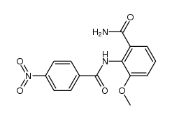 3-methoxy-2-(4-nitrobenzamido)benzamide Structure