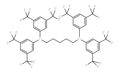 1,5-bis[bis(3,5-ditrifluoromethylphenyl)phosphino]pentane structure