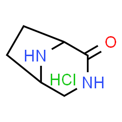 3,8-diazabicyclo[3.2.1]octan-2-one hydrochloride结构式