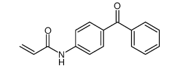 2-Propenamide,N-(4-benzoylphenyl) structure