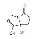 Proline, 2-hydroxy-1-methyl-5-oxo- (8CI,9CI) Structure