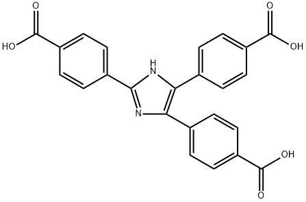 4,4',4''-(1H-imidazole-2,4,5-triyl)tribenzoic acid structure