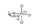 [Pt(propylenediamine)Cl4] Structure