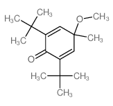 2,5-Cyclohexadien-1-one,2,6-bis(1,1-dimethylethyl)-4-methoxy-4-methyl- structure