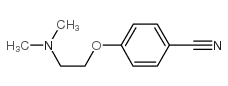 4-[2-(dimethylamino)ethoxy]benzonitrile Structure