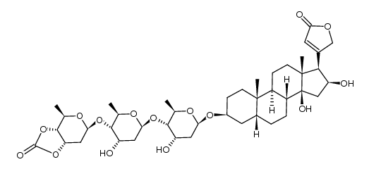 gitoxin 3''',4'''-cyclocarbonate Structure