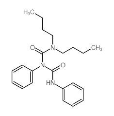 1,1-dibutyl-3-phenyl-3-(phenylcarbamoyl)urea picture