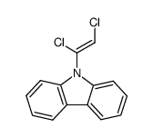 9-(1,2-dichloro-vinyl)-carbazole结构式