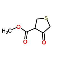 4-氧四氢噻酚-3-羧酸甲酯结构式