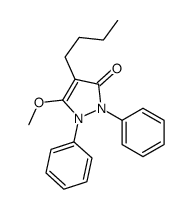 4-Butyl-1,2-diphenyl-3-methoxy-3-pyrazolin-5-one picture