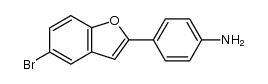 4-(5-bromobenzofuran-2-yl)aniline Structure