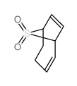 9-Thiabicyclo[4.2.1]nona-2,7-diene,9,9-dioxide Structure