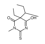 5-sec-Butyl-5-ethyl-1-methyl-2-thioxo-2,3-dihydropyrimidine-4,6(1H,5H)-dione Structure