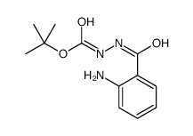 tert-butyl N-[(2-aminobenzoyl)amino]carbamate结构式