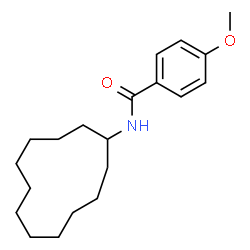 N-Cyclododecyl-4-methoxybenzamide Structure