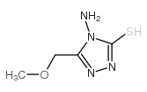 4-amino-3-(methoxymethyl)-1H-1,2,4-triazole-5-thione Structure