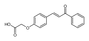 {4-[(1E)-3-oxo-3-phenylprop-1-enyl]phenoxy}acetic acid Structure