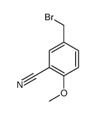 5-(bromomethyl)-2-methoxybenzonitrile Structure