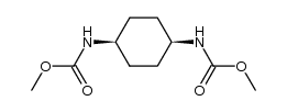 cis-1.4-bis-methoxycarbonylamino-cyclohexane Structure